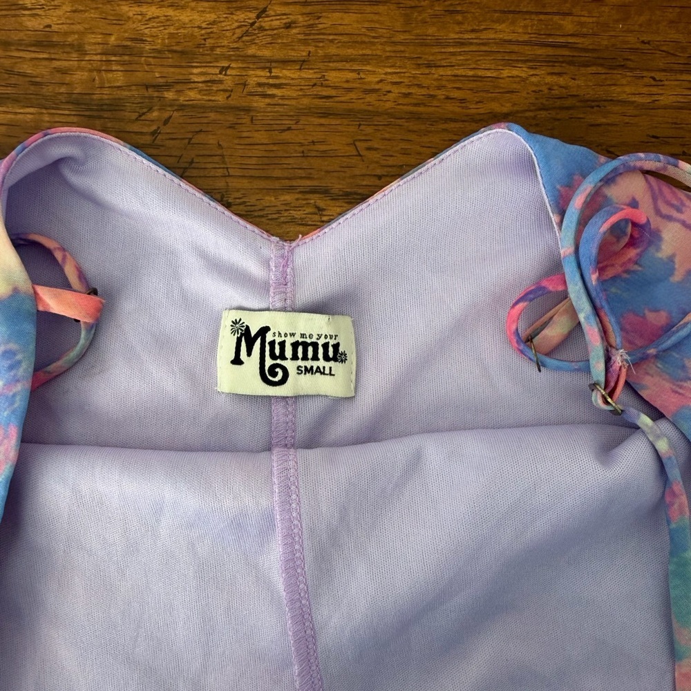 Show Me Your Mumu Davenport Romper Malibu Love In Romantic Pink Floral Small - Picture 6 of 8